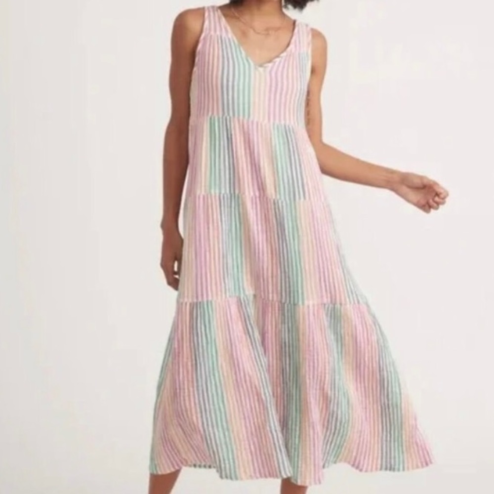 Marine Layer Multicolor Striped Dress